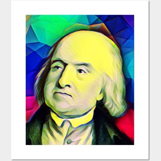 Jeremy Bentham Colourful Portrait | Jeremy Bentham Artwork 7 Posters and Art